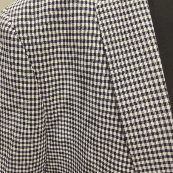 PAISLEY & GRAY BLAZER COAT JACKET BLUE WHITE CHECKED SIZE 42R - Picture 5 of 16